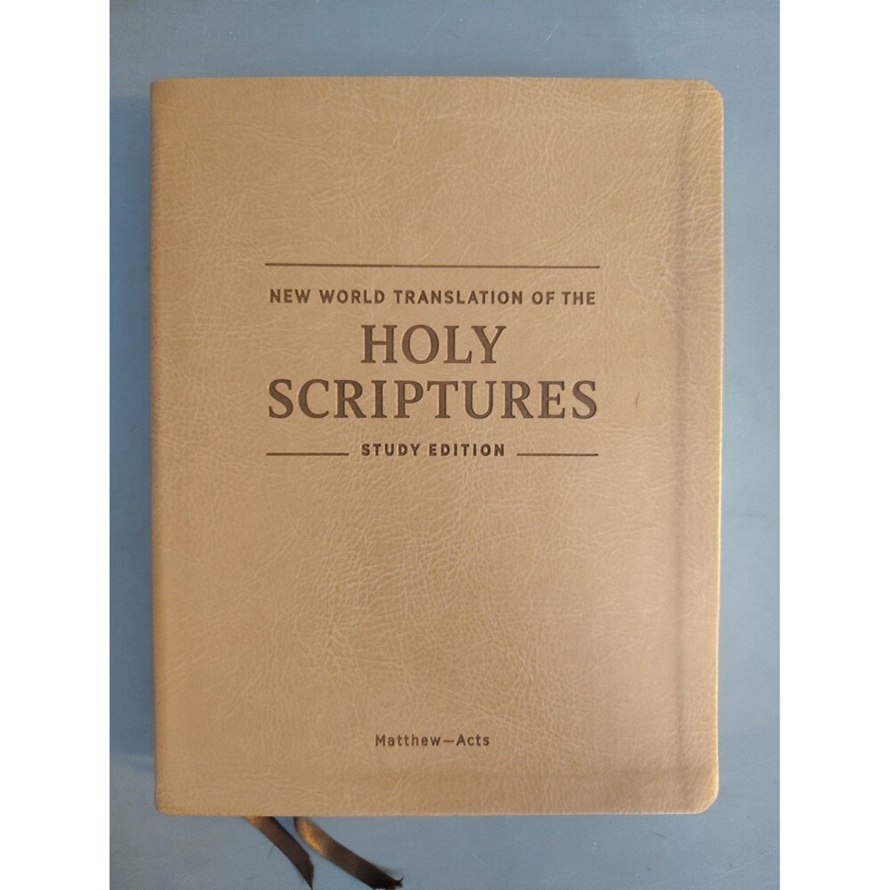 Matthew -Acts New World Translation Of The Holy Scriptures Study Edition Leather